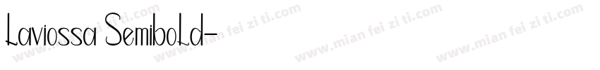 Laviossa Semibold字体转换